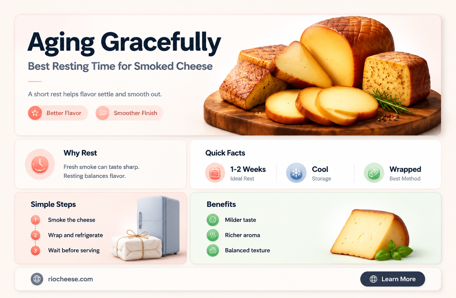 how long to let smoked cheese rest