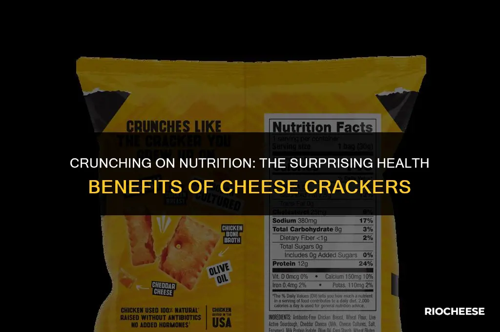 are cheese crackers healthy