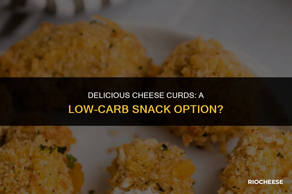 are cheese curds low carb