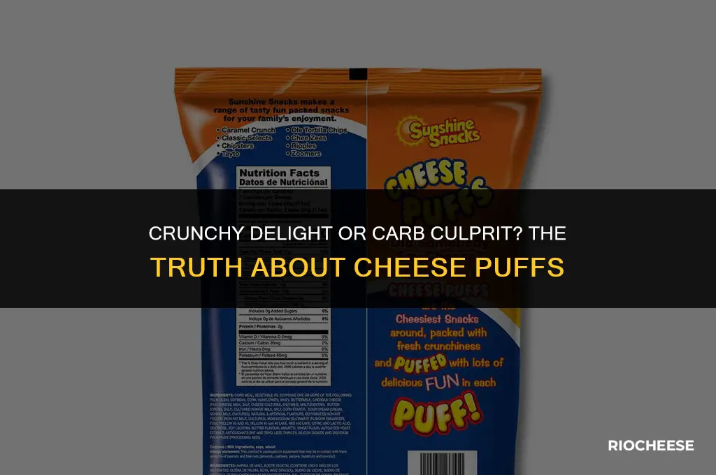 are cheese puffs low carb