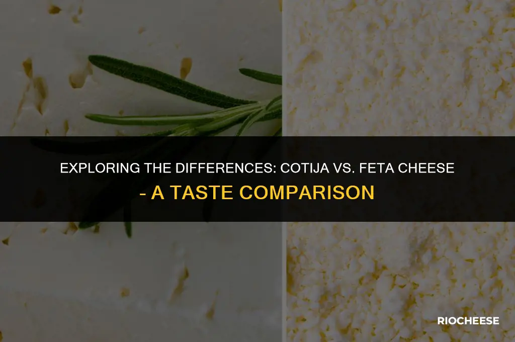 are cotija cheese and feta the same