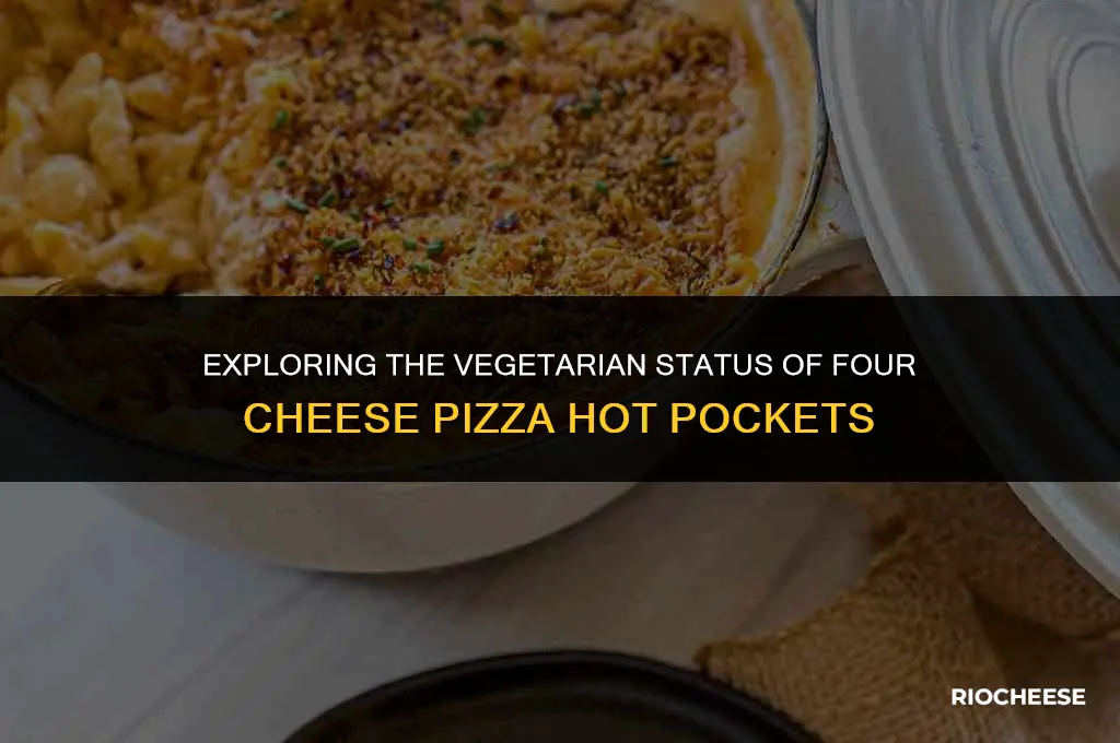 are four cheese pizza hot pockets vegetarian