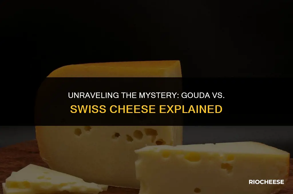 are gouda and swiss cheese the same thing