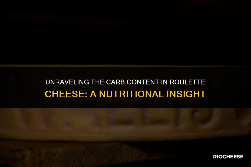 are there carbs in aoulette cheese