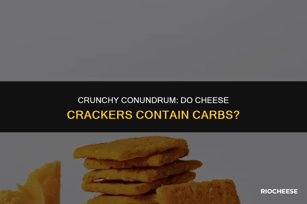 are there carbs in cheese crackers