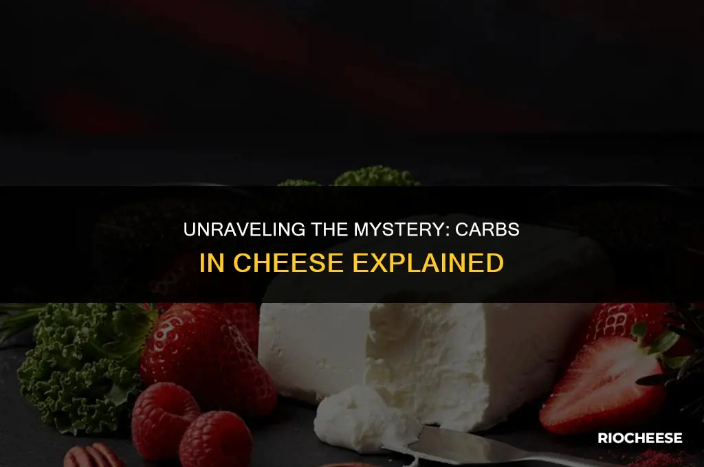 are there carbs in cheese