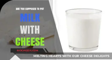 The Great Dairy Debate: Milk and Cheese Together?