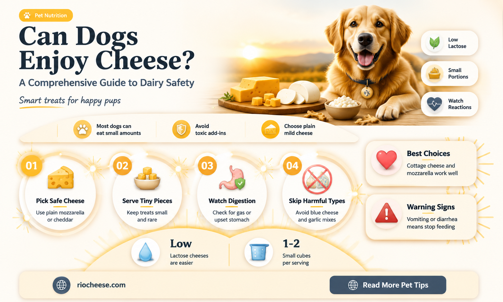 is cheese good for dogs health