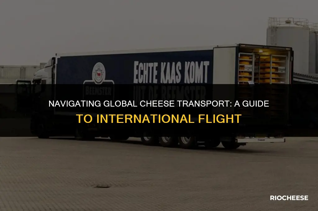 can you flight cheese international