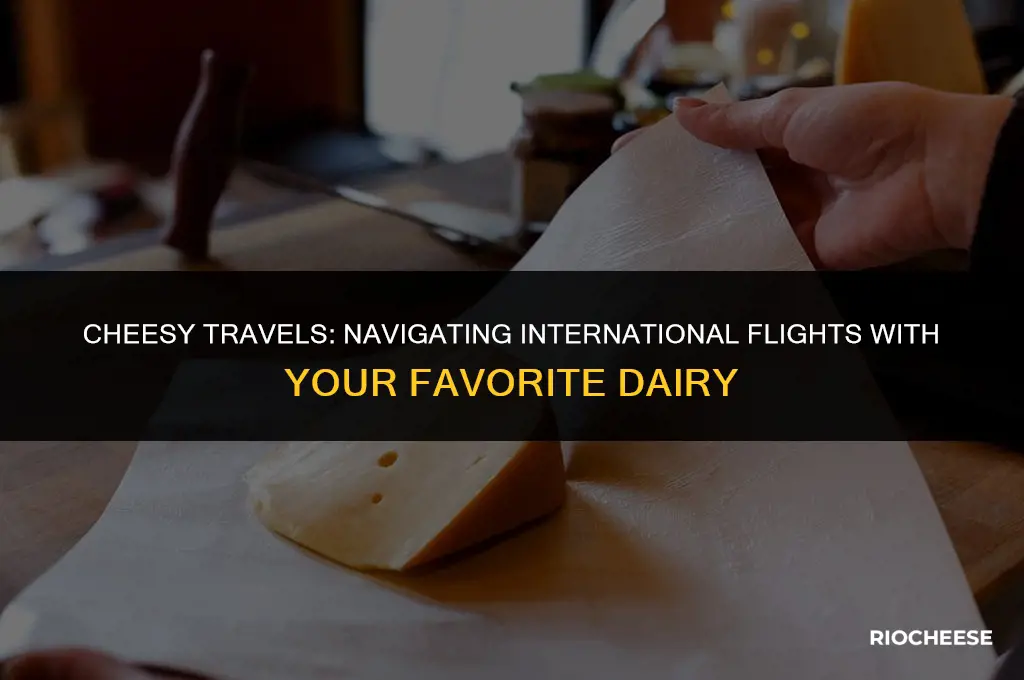 can you fly internationally with cheese