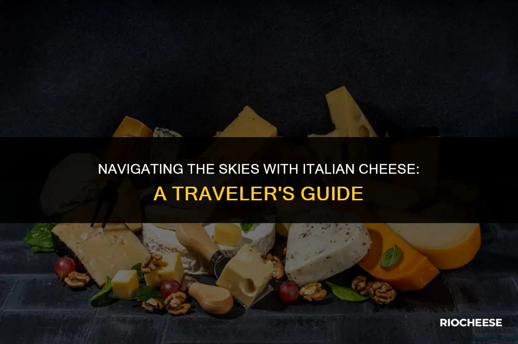 can you fly with cheese from italy to us