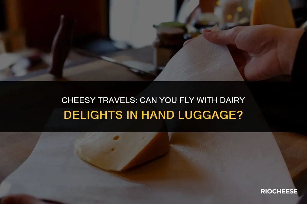 can you fly with cheese in hand luggage