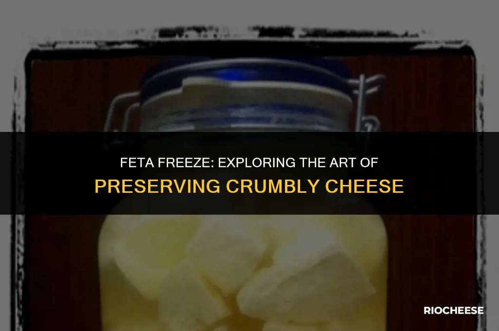 can you freese feta cheese