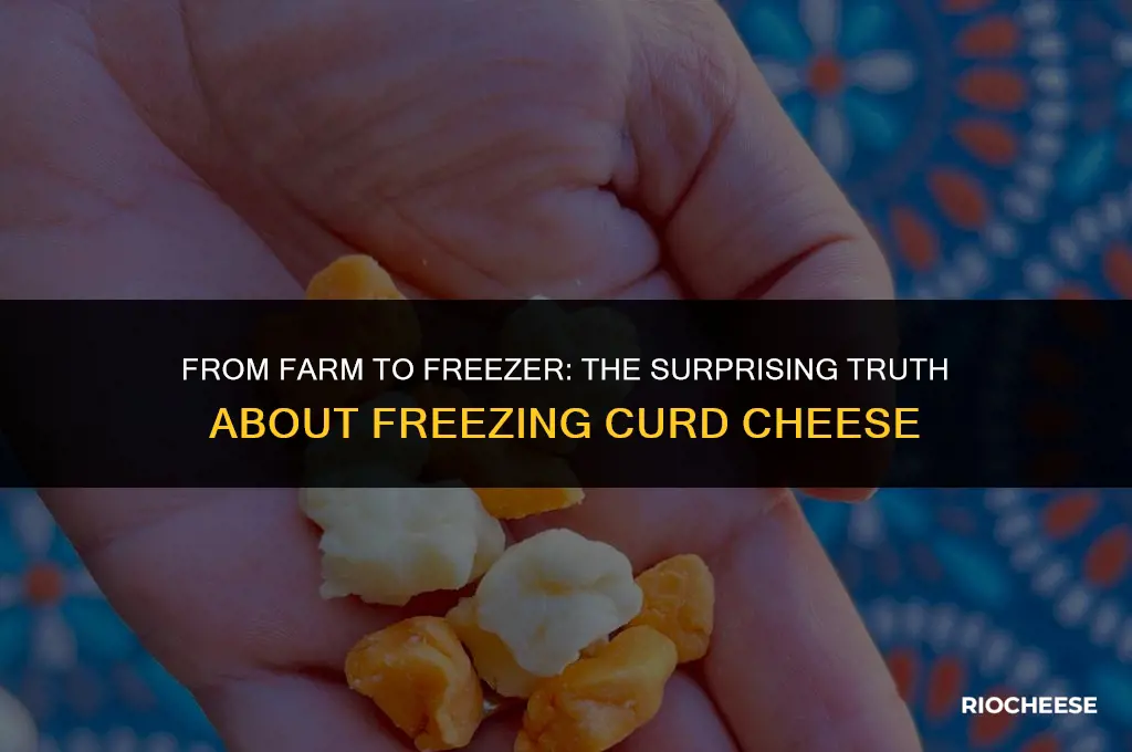 can you freeze curd cheese