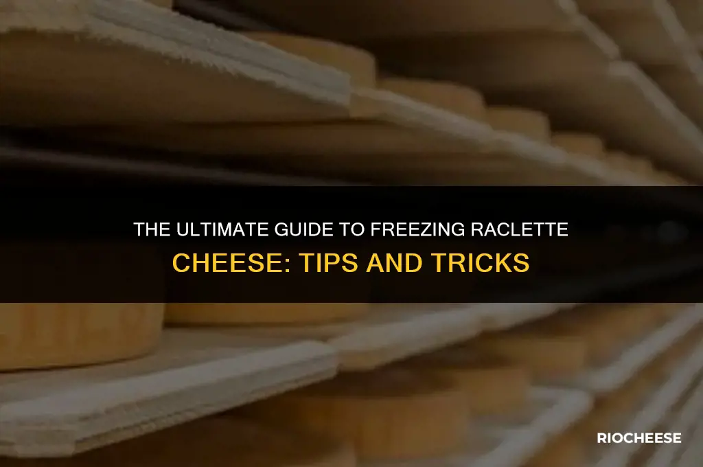 can you freeze raclette cheese