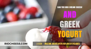 Creamy Fusion: Blending Cream Cheese and Greek Yogurt for Deliciousness