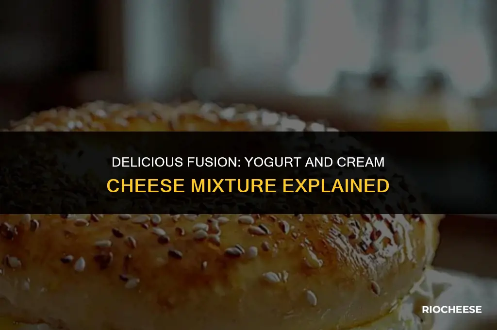 can you mix yogurt and cream cheese