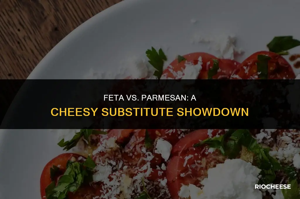 can you use feta cheese in place of grated parmeson
