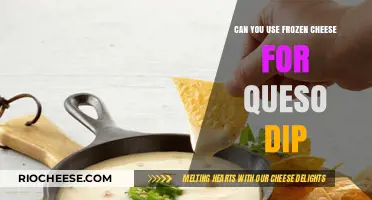Delicious Queso Dip: Can You Use Frozen Cheese?