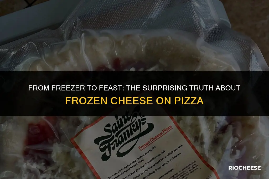 can you use frozen cheese on pizza