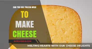 From Freezer to Farmhouse: Crafting Cheese with Frozen Milk
