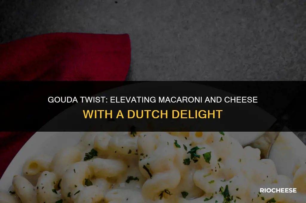 can you use gouda cheese in macaroni and cheese