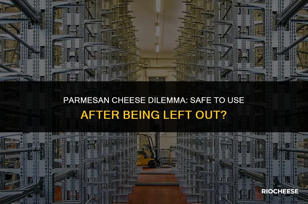 can you use grated parmesan cheese that was left out