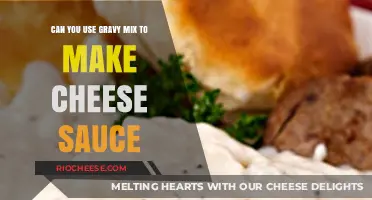 Gravy Mix Makeover: Transforming Traditional Gravy into Creamy Cheese Sauce