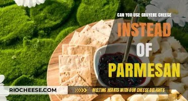 Gruyère vs Parmesan: A Cheesy Substitute Showdown