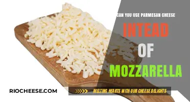 Parmesan vs. Mozzarella: A Cheesy Substitute Showdown