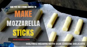 String Cheese vs. Mozzarella Sticks: A Cheesy Comparison