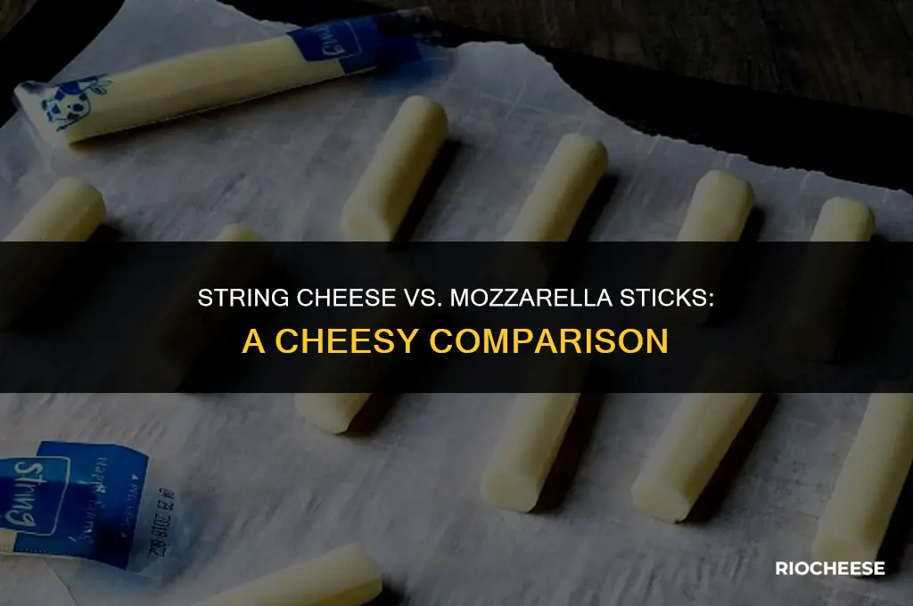 can you use string cheese to make mozzarella sticks