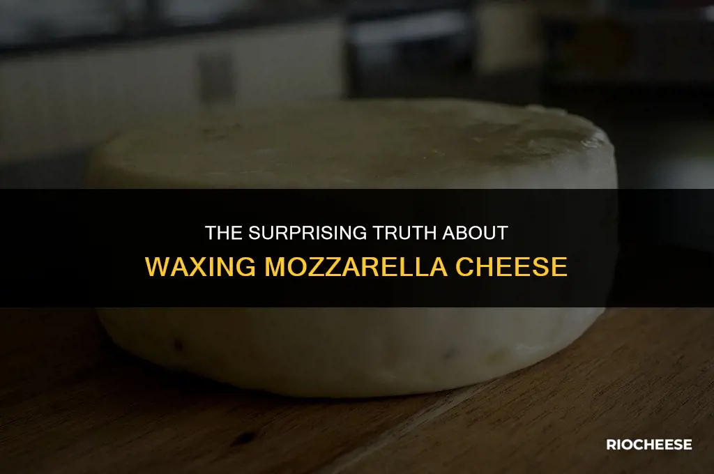 can you wax mozzarella cheese