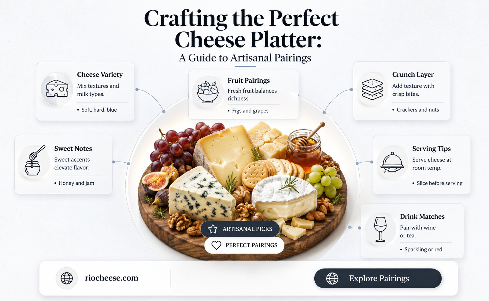 what cheeses to put on a cheese platter