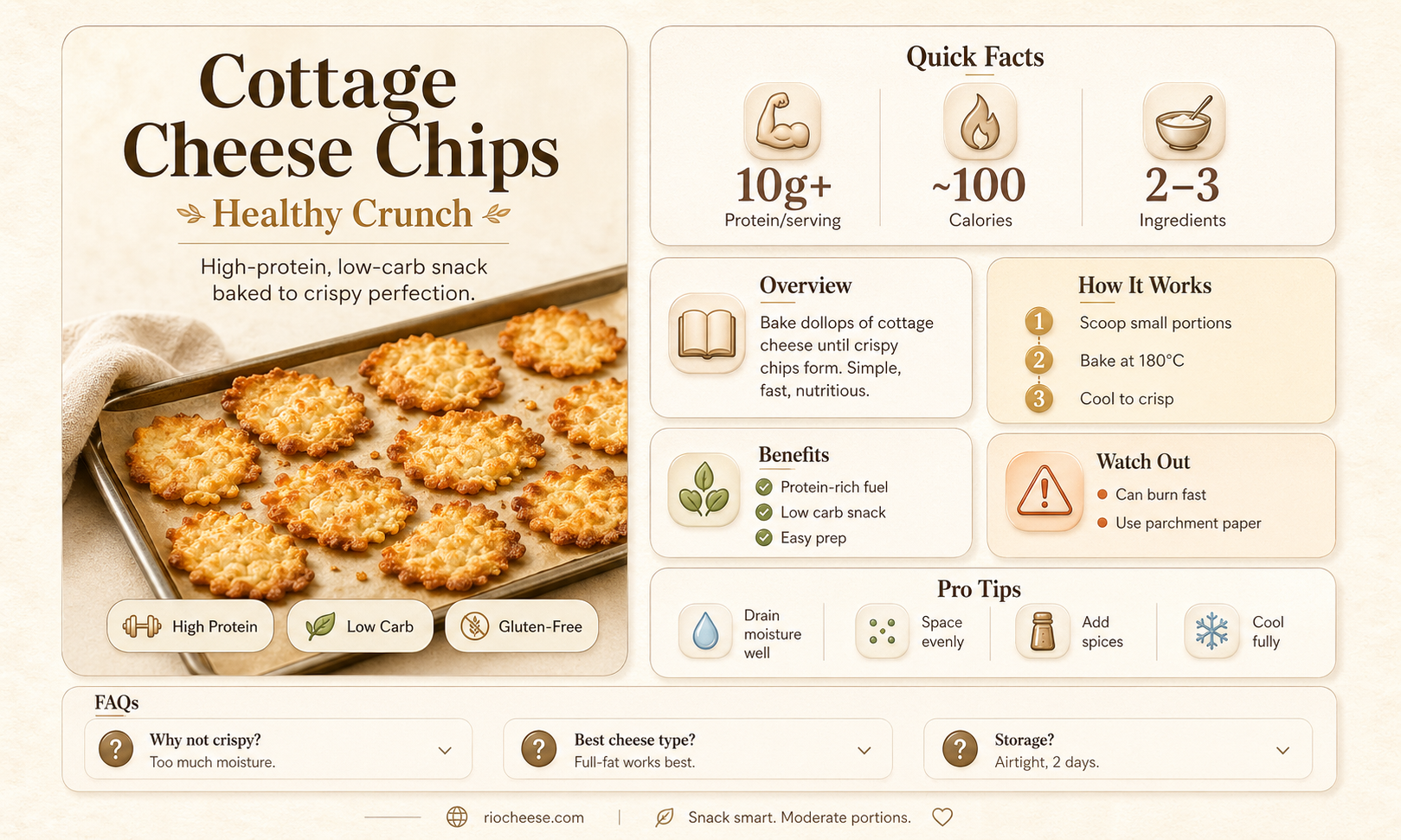 how to make cottage cheese chips in the oven
