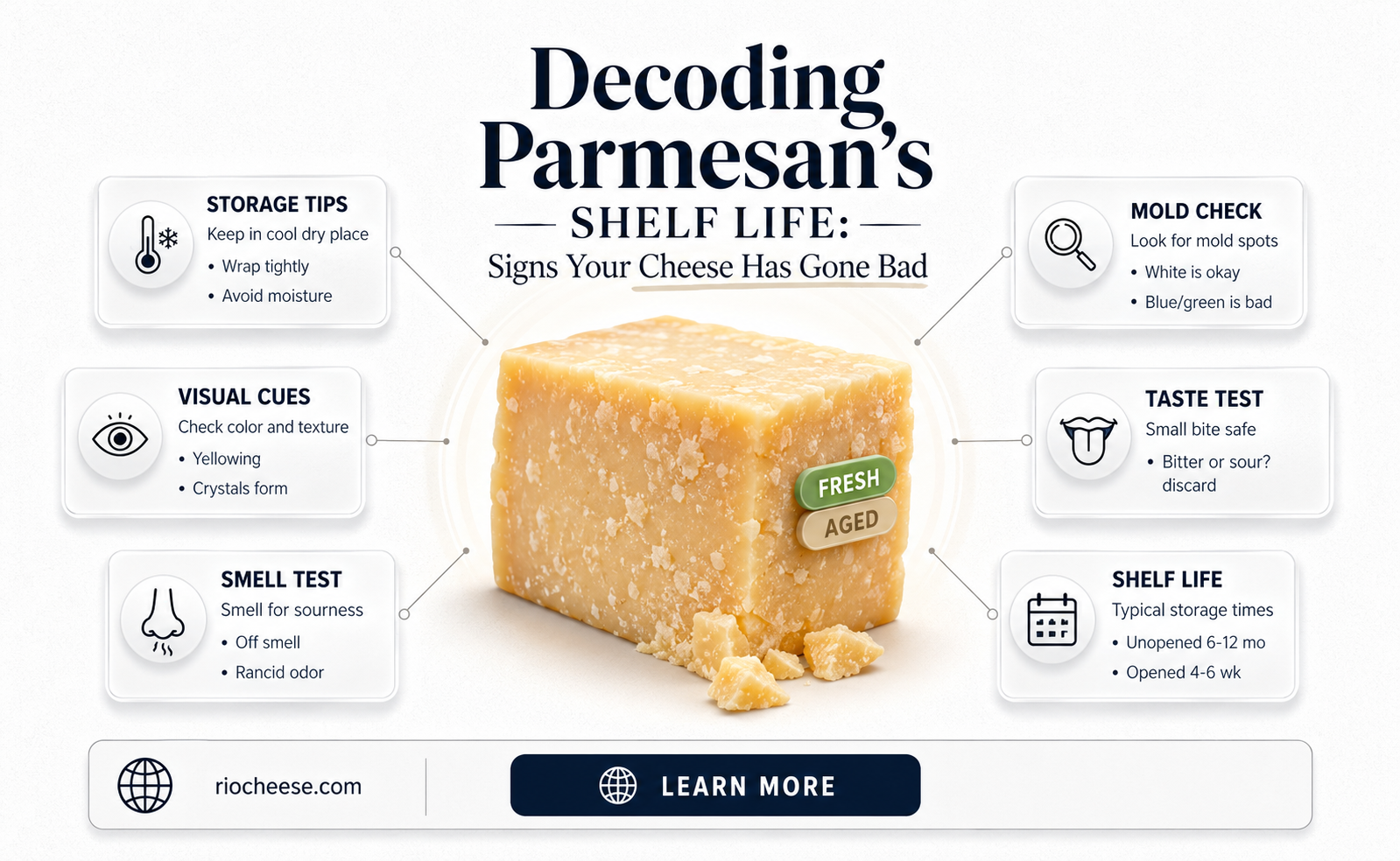 when does parmesan cheese go bad