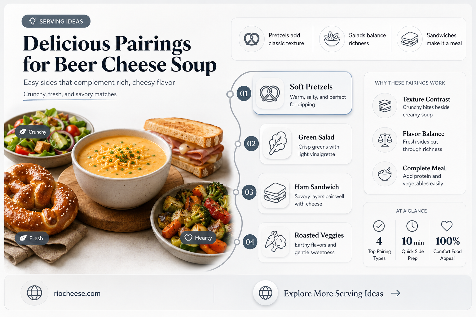 what to serve with beer cheese soup