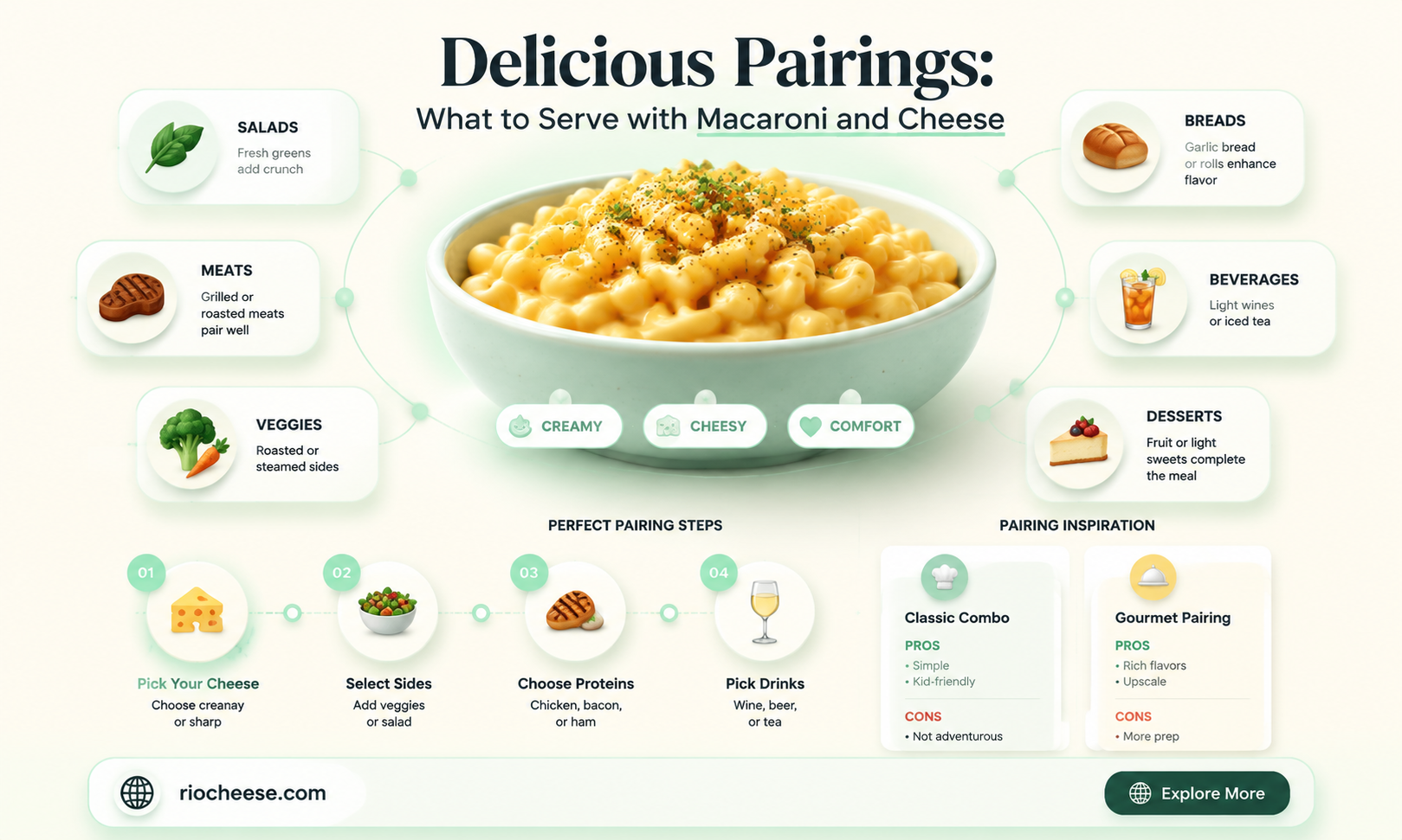 what do you serve with macaroni cheese