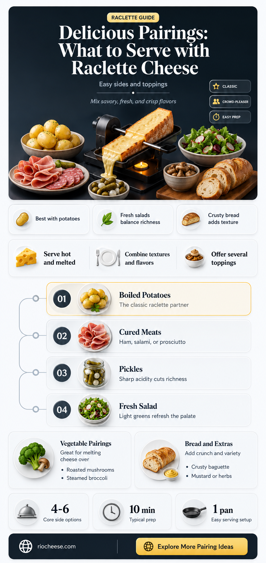 what to serve with raclette cheese