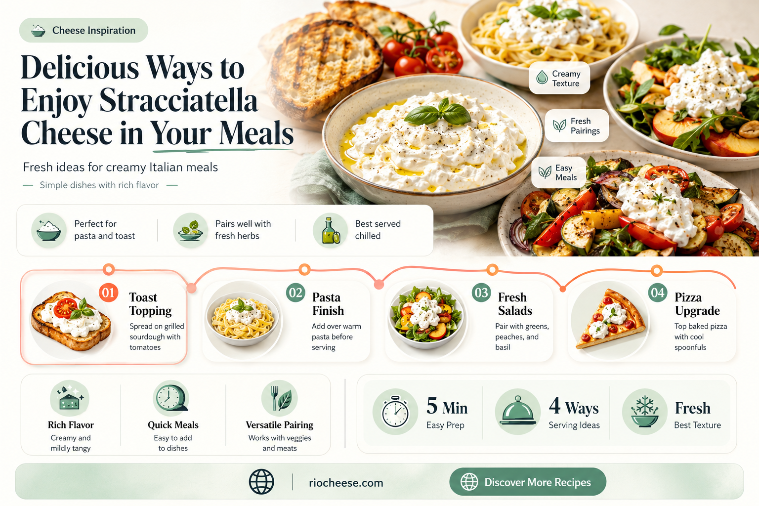 what to do with stracciatella cheese