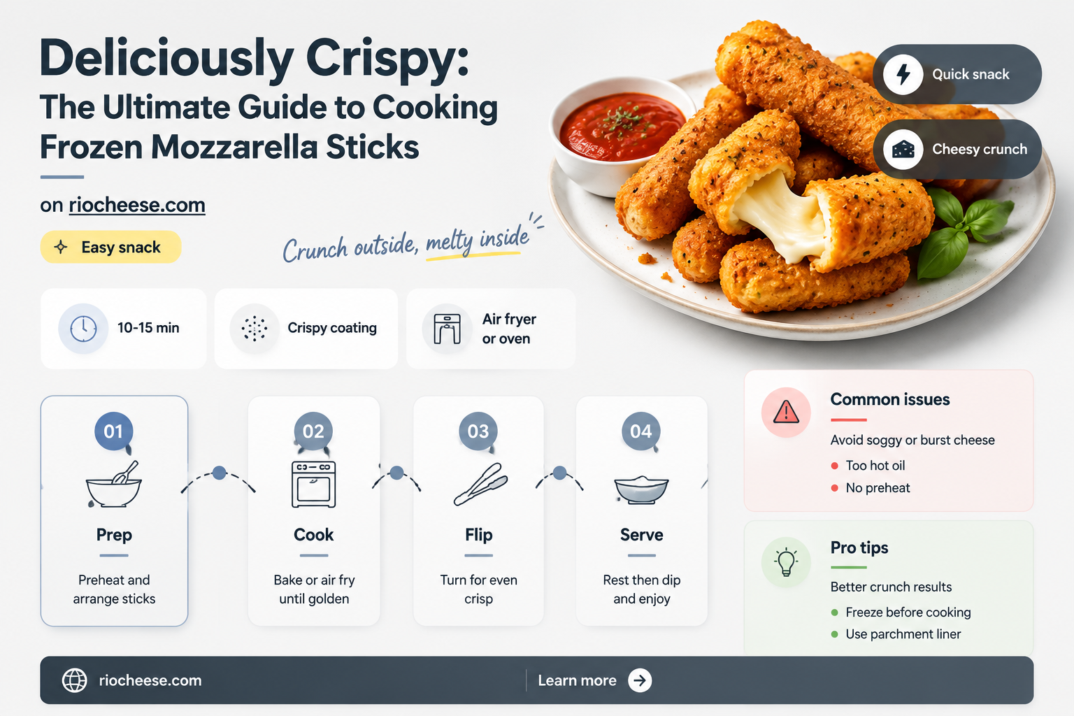 how to cook frozen mozzarella cheese sticks