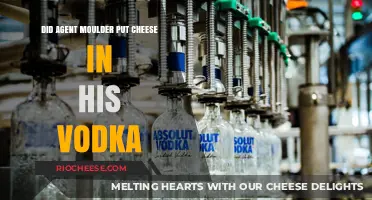 Cheesy Controversy: Agent Moulder's Vodka Garnish Gone Wild