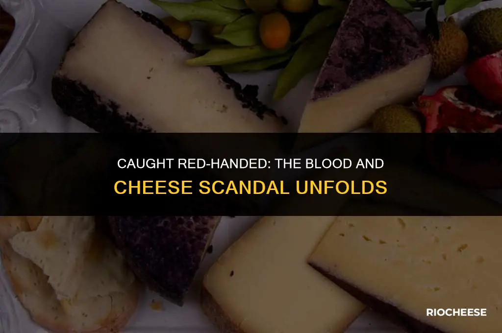 did blood and cheese get caught