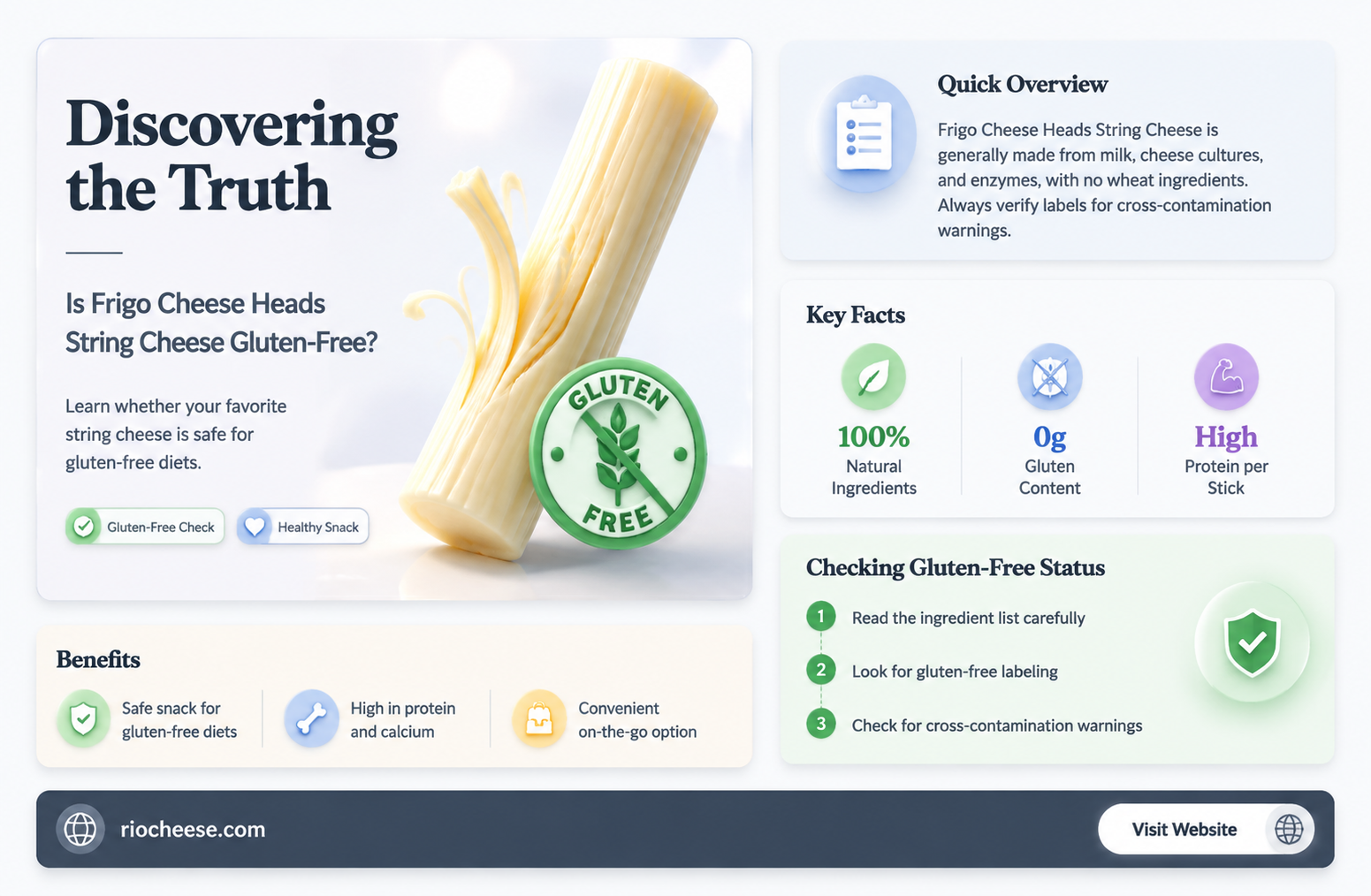 is frigo cheese heads string cheese gluten free