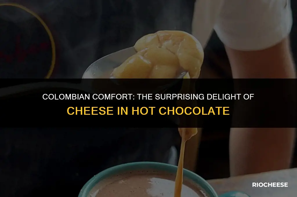 do colombians put cheese in hot chocolate