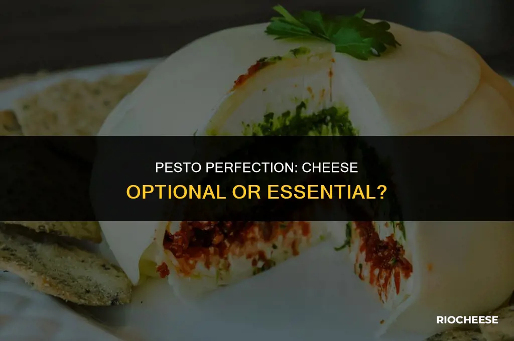 do i have to put cheese in my pesto