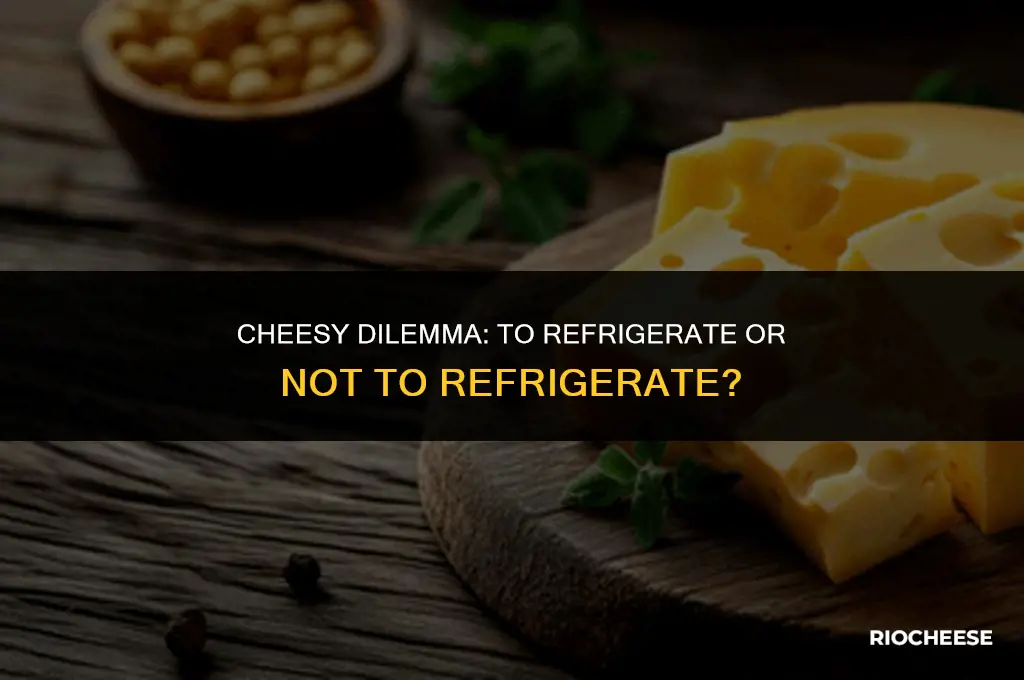 do i need to put cheese in the fridge