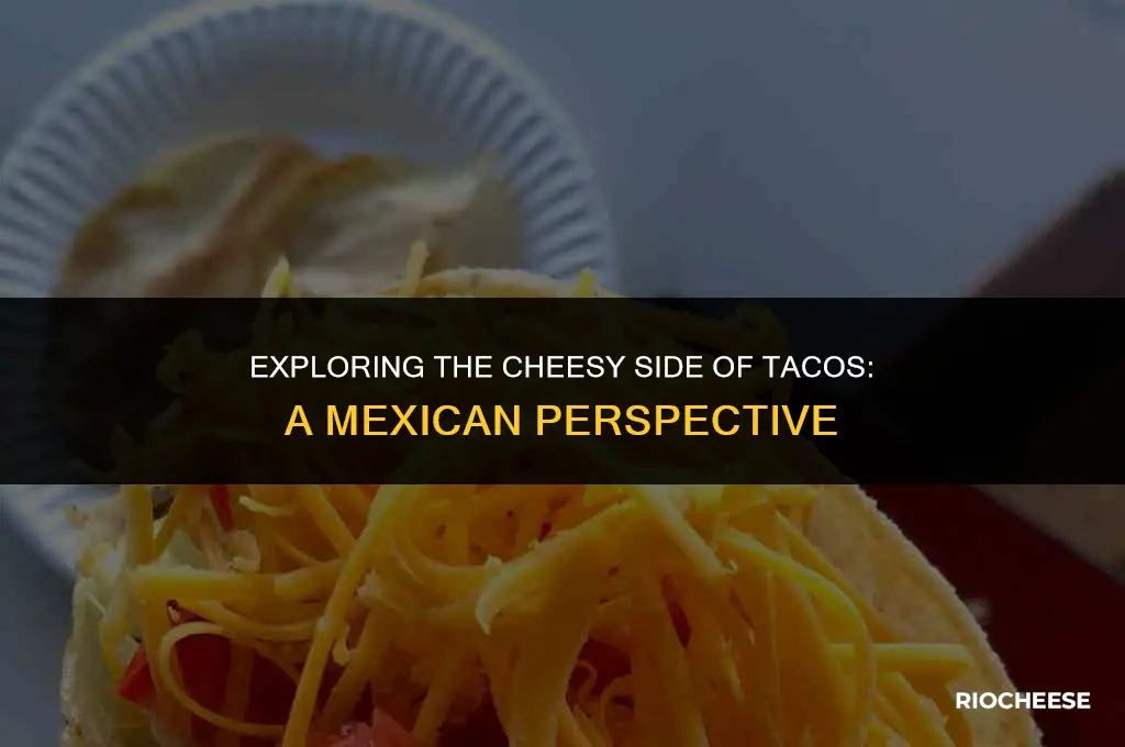 do mexicans put cheese on tacos