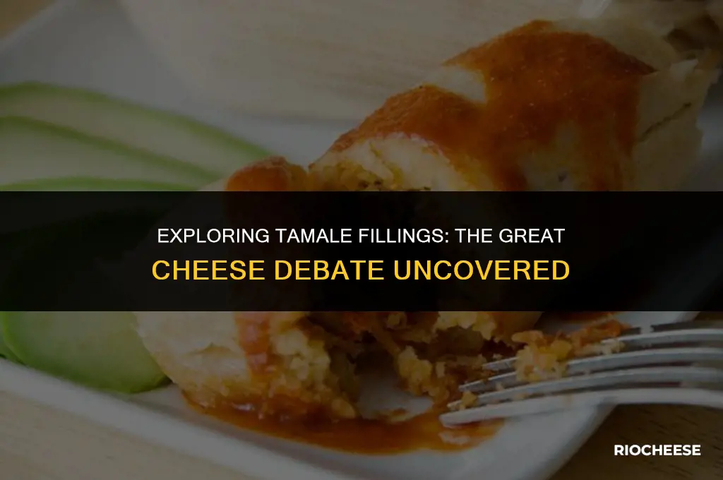 do people put cheese in tamale