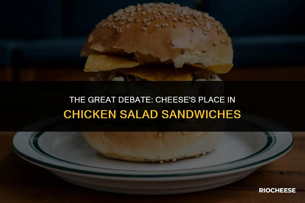 do you put cheese on chicken salad sandwich